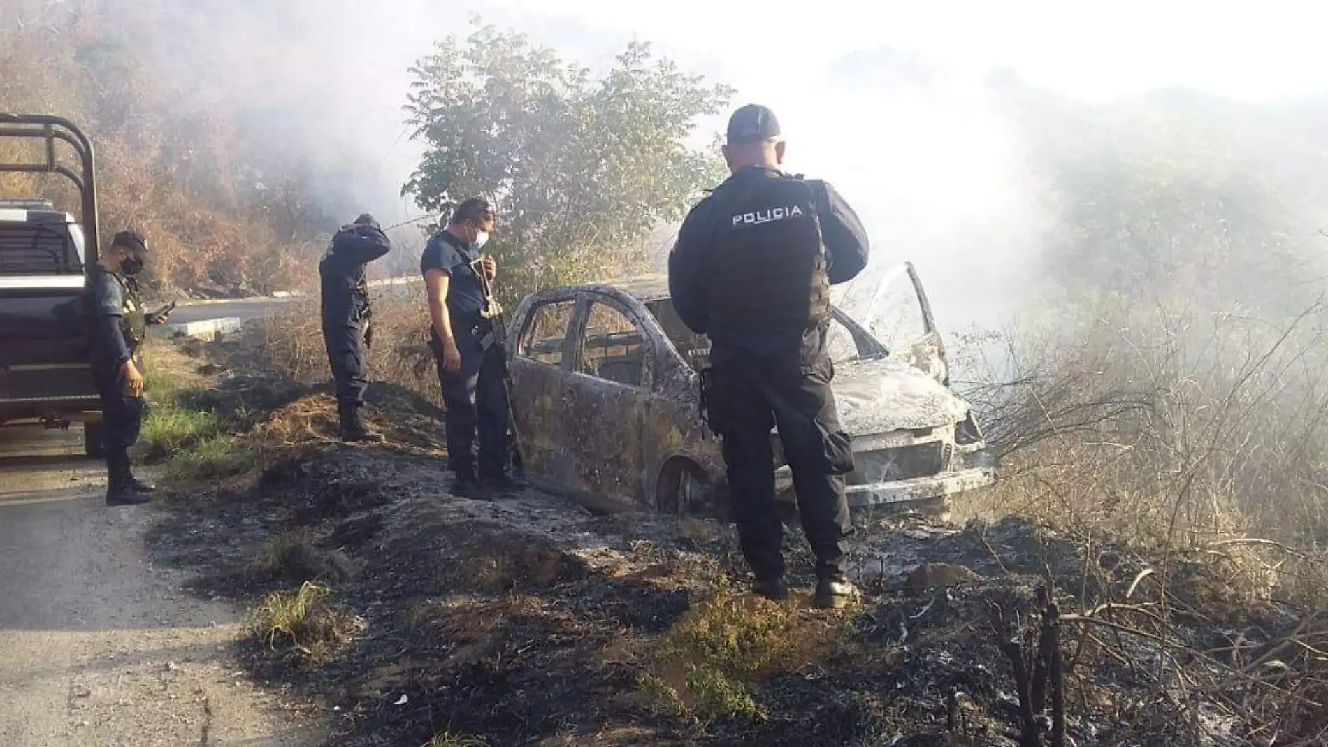 se incendia vehiculo